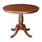 International Concepts Round 36 in Round Top Pedestal Table, 28.9 inH, Espresso, 36 W, 36 L, 29.1 in H, Wood, Espresso K581-36RT - alternate 1